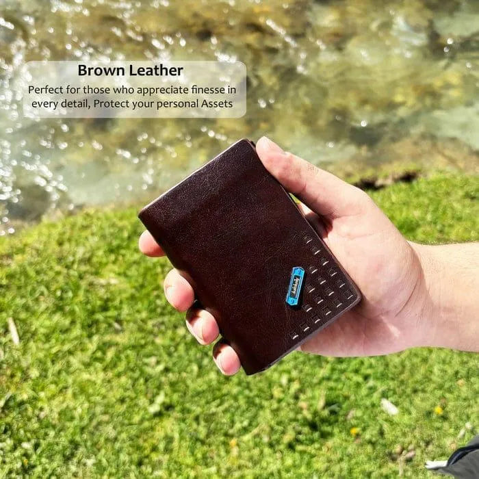 BaleBaily Stylish Trifold Men's Leather Wallet with Multi-Card & Cash Storage